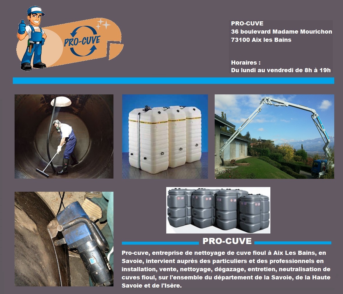 Neutralisation cuve fioul Savoie